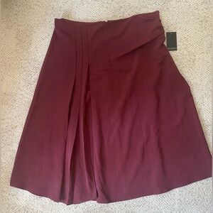 NWT Eloquii Burgundy Midi Skirt